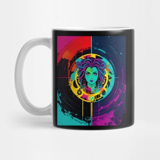 Medusa Graffiti Neon Glow Mug